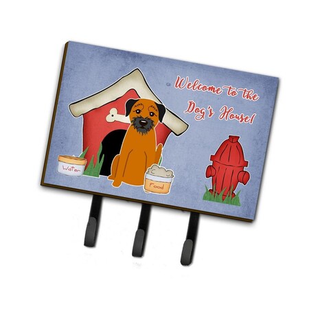 Carolines Treasures Dog House Collection Border Terrier Leash or Key Holder BB2793TH68